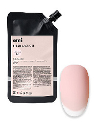E.MiLac Fiber Base Gel Natural Pink №3, 100 мл.
